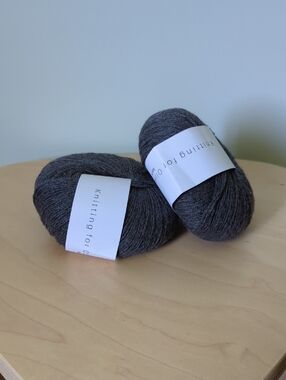 Knitting for Olive Merino Yarn in Thunder Cloud